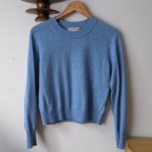 Everlane ReCashmere Vintage Crew in Aqua Size S